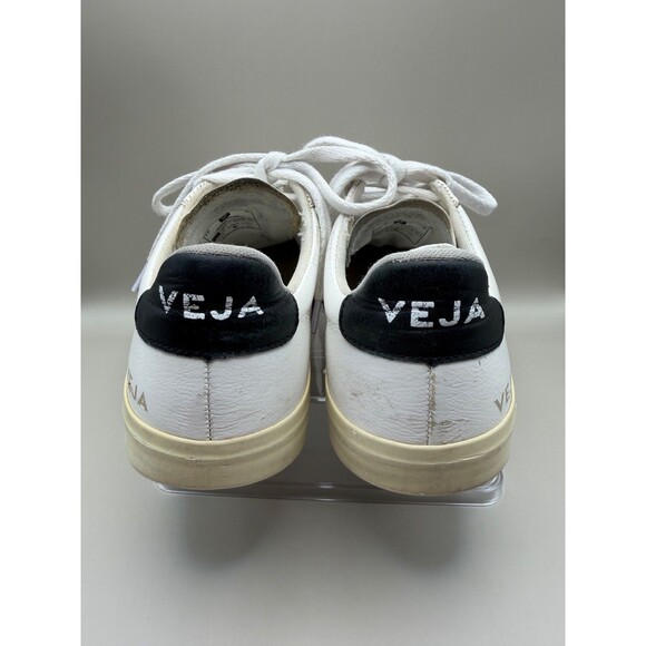 VEJA Campo Womens Leather White Black W Lace Up Low Top Casual Sneakers Size 9 - Picture 5 of 8